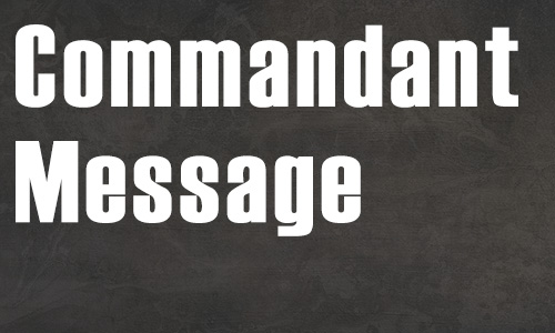 Commandant Message image link